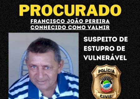 POLÍCIA PROCURA SUSPEITO DE ABUSAR SEXUALMENTE DE CRIANÇA DE 10 ANOS