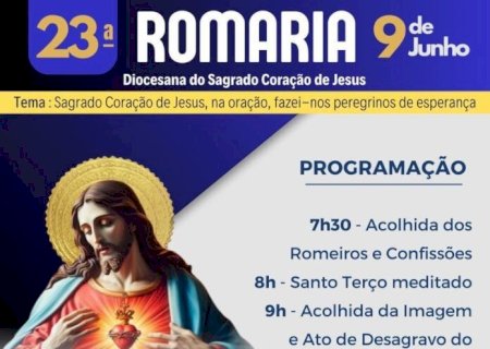 CELEBRAÇÃO DOS 67 ANOS DA DIOCESE DE DOURADOS COMEÇA HOJE COM ROMARIA