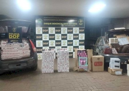 CARGA DE CONTRABANDO AVALIADA EM MAIS DE R$ 200 MIL É APREENDIDA EM MATA