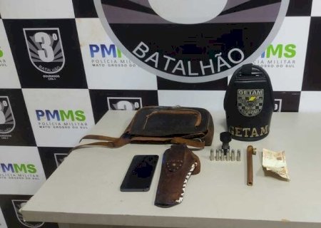 GETAM APREENDE TRÊS ARMAS DE FOGO EM MENOS DE 24 HORAS EM DOURADOS