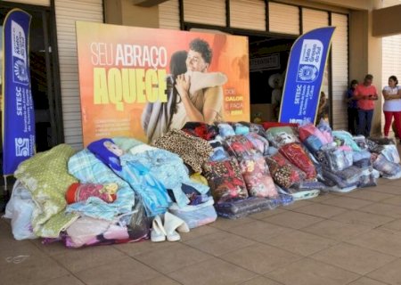 CAMPANHA DO AGASALHO NOS JOGOS ESCOLARES MOBILIZA JOVENS ATLETAS E PROMOVE SOLIDARIEDADE