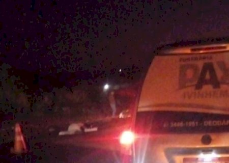 JOVEM MORRE EM ACIDENTE NA MS- 145