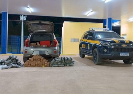 HOMEM É PRESO COM DROGA APÓS TENTAR FUGIR DA PRF