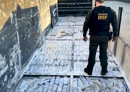 CARGA DE DROGAS AVALIADA EM QUASE R$ 7 MILHÕES É APREENDIDA NA BR-487