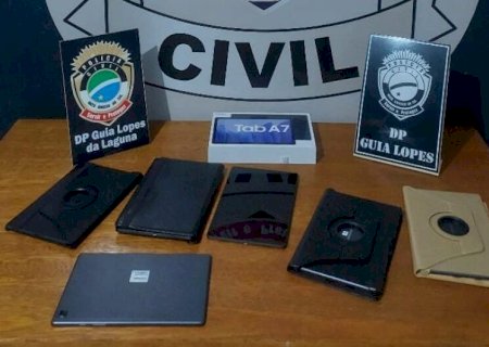TABLETS FURTADOS DA APAE SÃO RECUPERADOS E RECEPTADORES IDENTIFICADOS