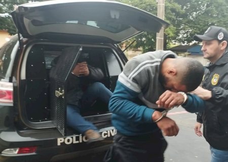 LADRÕES QUE INVADIRAM FARMÁCIAS E MERCADO EM DOURADOS SÃO PRESOS