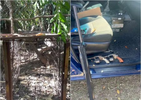 CAÇADORES SÃO PRESOS EM FLAGRANTE AO CAPTURAR E MATAR ONÇA-PARDA