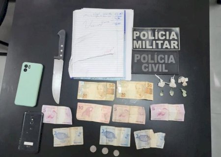 DUPLA É FLAGRADA PREPARANDO DROGAS PARA COMERCIALIZAÇÃO