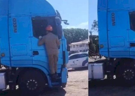 GAÚCHO É ENCONTRADO MORTO DENTRO DE CAMINHÃO ESTACIONADO EM POSTO DE COMBUSTÍVEL