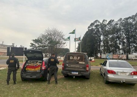 DOIS SÃO PRESOS TENTANDO SAIR DE MS COM DROGA QUE SERIA ENTREGUE EM SP