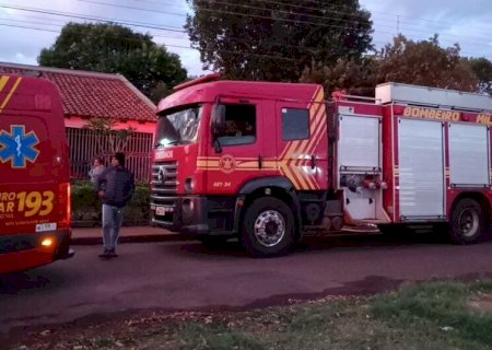 HOMEM MORRE DURANTE INCÊNDIO EM RESIDÊNCIA NO JARDIM ÁGUA BOA