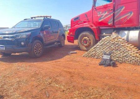CARGA DE COCAÍNA É APREENDIDA ESCONDIDA EM CAMINHÃO ENTRE DOURADOS E PONTA PORÃ