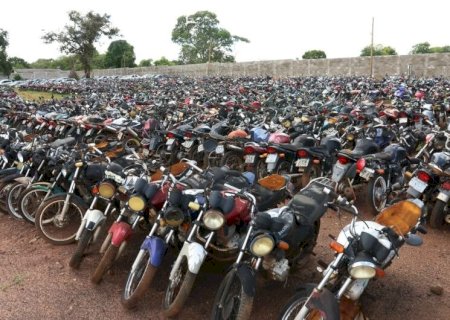 EM NOVO LEILÃO DO DETRAN/MS, MAIORIA DOS LOTES SÃO MOTOCICLETAS