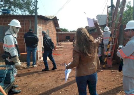 POLÍCIA CIVIL FAZ OPERAÇÃO PARA COMBATER FURTO DE ENERGIA EM DOURADOS