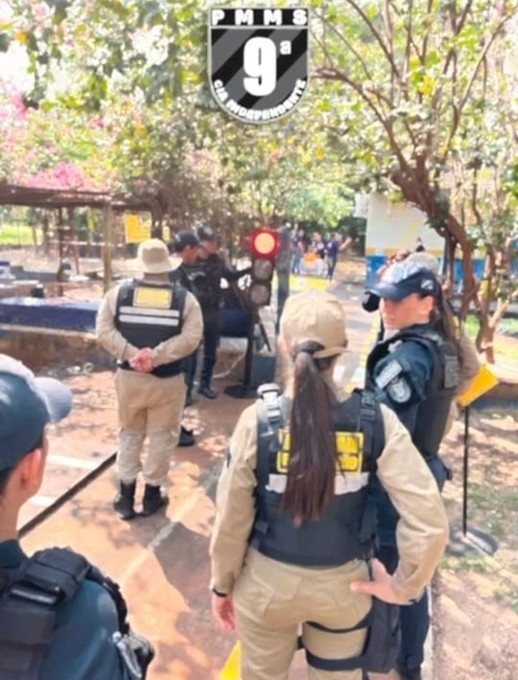 ESCOLA GERALDINO NEVES CORREA NO DISTRITO DA PICADINHA RECEBE AÇÃO SOBRE SEGURANÇA NO TRÂNSITO