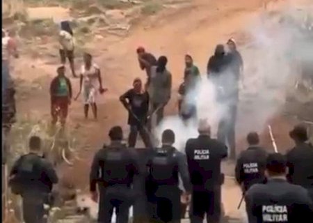 CONFRONTO ENTRE PM E INDÍGENAS OCORREU EM NOVA TENTATIVA DE OCUPAÇÃO