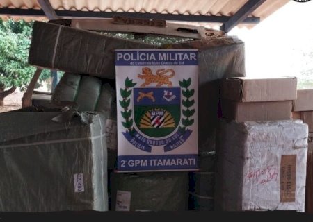 CONTRABANDO DO PARAGUAI É INTERCEPTADO NO DISTRITO DE NOVA ITAMARATI
