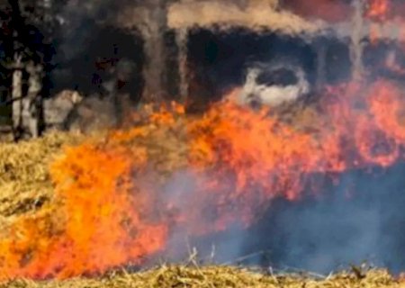 MULHER DENUNCIA INCÊNDIO EM SUA CASA E APONTA EX-PADRASTO COMO SUSPEITO