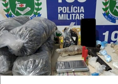 POLÍCIA APREENDE DROGAS DURANTE ATENDIMENTO DE VIOLÊNCIA DOMÉSTICA