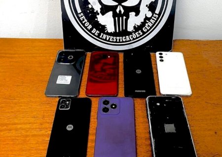 CELULARES DE ENVOLVIDOS EM ESQUEMA DE TRÁFICO DE DROGAS SÃO APREENDIDOS EM OPERAÇÃO