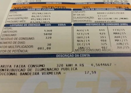 CONTA DE ENERGIA NÃO TERÁ COBRANÇA EXTRA EM DEZEMBRO