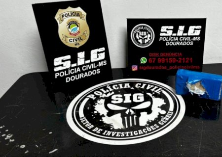 MULHER É PRESA COM COCAÍNA EM HOTEL NO CENTRO DE DOURADOS