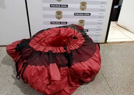 PARTE DE PARAMOTOR É APREENDIDA E SERÁ LEVADA PARA PERÍCIA EM CAMPO GRANDE