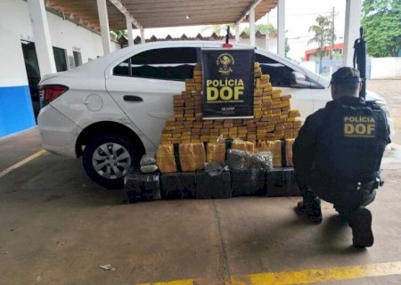 COM AUXÍLIO DE HELICÓPTERO, POLÍCIA APREENDE VEÍCULO CARREGADO COM DROGAS