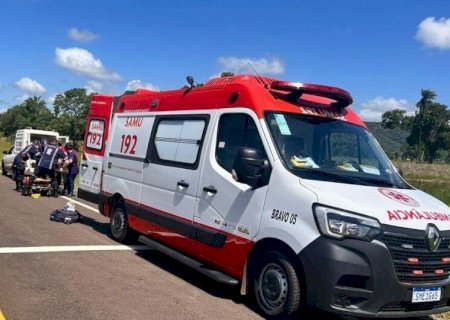 HOMEM FICA FERIDO APÓS SOFRER QUEDA DE TELHADO