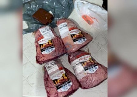 LADRÃO INVADE AÇOUGUE E LEVA 50KG DE CARNE