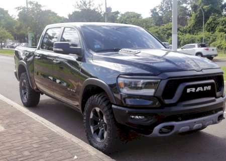 DODGE RAM DOADA PELA RECEITA FEDERAL AO DETRAN VAI SERVIR PARA AÇÕES EDUCATIVAS