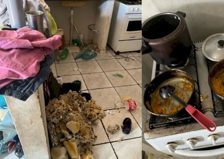 MÃE E FILHO RESGATADOS DE CÁRCERE VIVIAM EM MEIO A FEZES, LIXO E COMIDA ESTRAGADA