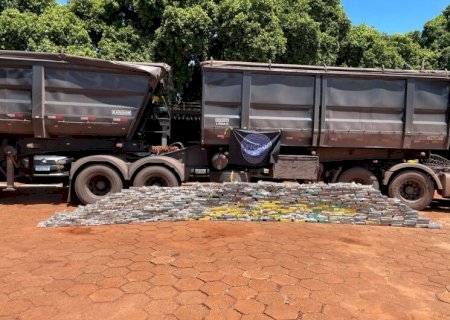 CAMINHÃO CARREGADO COM QUASE 400 KG DE COCAÍNA É APREENDIDO NA RODOVIA BR-262