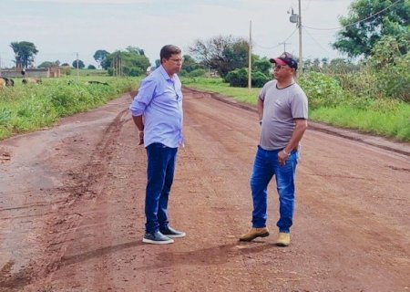 DILL DO POVO SOLICITA ASFALTO PARA RODOVIA NELSON MORAES DE MATTOS