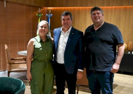 LIANDRA E YURI REAFIRMAM COMPROMISSO DE RIEDEL COM A RECONSTRUÇÃO DE DOURADOS