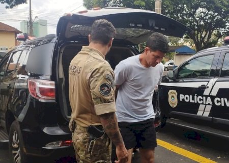 COMERCIANTE PRESO EM CAMPO GRANDE É TRAZIDO PARA DOURADOS