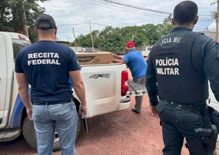OPERAÇÃO APREENDE QUATRO TONELADAS DE MERCADORIAS IRREGULARES EM CORUMBÁ