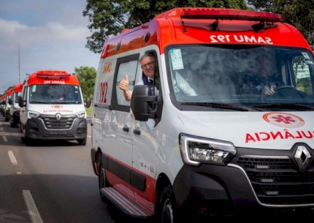MS RECEBERÁ SETE, DE 156 AMBULÂNCIAS ENTREGUES PELO GOVERNO FEDERAL