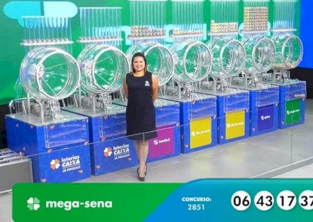 CONFIRA AS DEZENAS SORTEADAS DO CONCURSO DA MEGA-SENA
