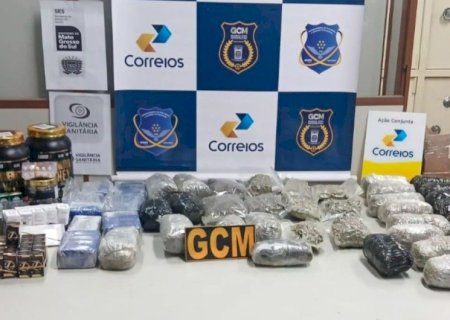 DROGA QUE CHEGARIA A SÃO PAULO É APREENDIDA EM AGÊNCIA DOS CORREIOS