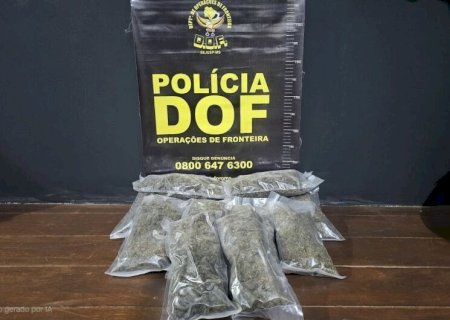 ADOLESCENTE É APREENDIDO COM DROGAS EM ÔNIBUS NA MS-156