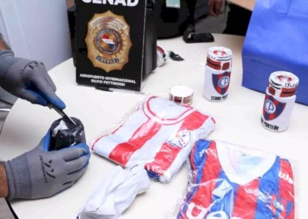 TRAFICANTES USAM BRINDES DE TIME PARAGUAIO PARA ENVIAR COCAÍNA À ARÁBIA