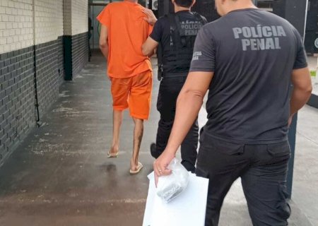 INTERNO É FLAGRADO COM PORÇÃO DE MACONHA EM CELA DA PED EM DOURADOS
