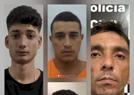 EM PONTA PORÃ, POLÍCIA RECAPTURA 4 DOS 6 PRESOS QUE FUGIRAM DE DELEGACIA