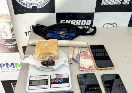 EM DOURADOS, FORAGIDO É PRESO POR TRÁFICO DE DROGAS NO BAIRRO SANTA FELICIDADE