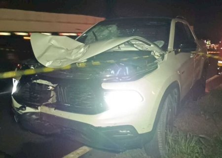 MOTOCICLISTA ATROPELADA POR CAMINHONETE NA BR-163 EM DOURADOS, É IDENTIFICADA