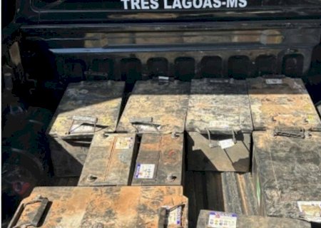 FUNCIONÁRIOS DE EMPRESA FURTAM BATERIAS DE CAMINHÕES E REVENDEM EM LOCAL DE COLETA DE RECICLÁVEIS