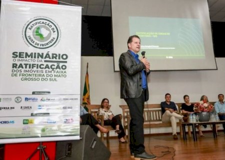 REGULARIZAÇÃO DE TERRAS NA FRONTEIRA É TEMA DE SEMINÁRIO EM BELA VISTA