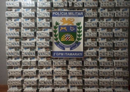 VEÍCULO COM 800 PACOTES DE CIGARROS CONTRABANDEADOS É APREENDIDO NAS PROXIMIDADES DE ASSENTAMENTO