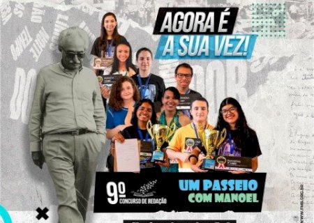 FUNDAÇÃO MANOEL DE BARROS REALIZA ´9º CONCURSO DE REDAÇÃO´ EM DOURADOS E REGIÃO